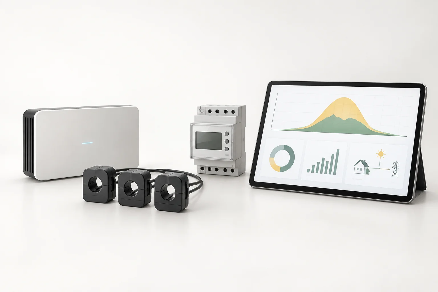 Solar Monitoring System — illustrative concept